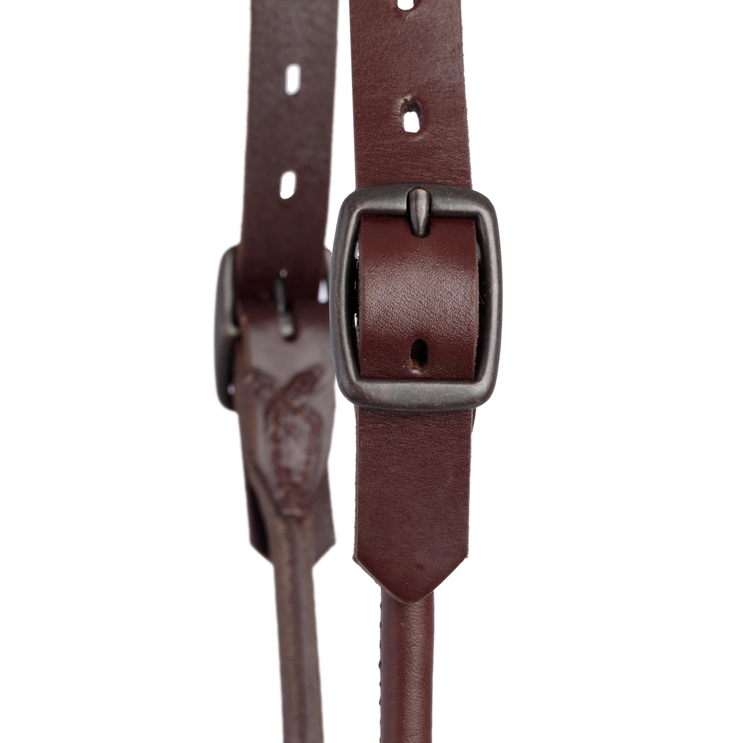 Weaver Livestock Leather Bombshell Show Cattle Halter, Adjustable, Modern Style Cow Calf Halter, Livestock Handling Equipment for Showing, Brown