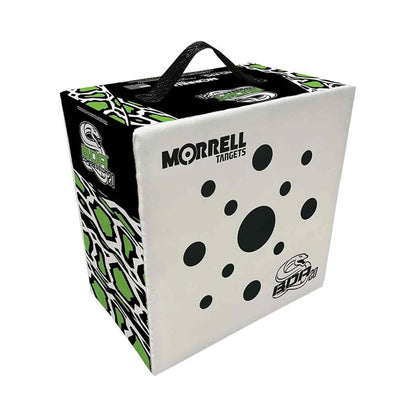 Morrell Targets BOA Compression Archery Target, 18 Inch Weatherproof Foam Block for Compound Bows and Crossbows, Field Points Only, White/Black