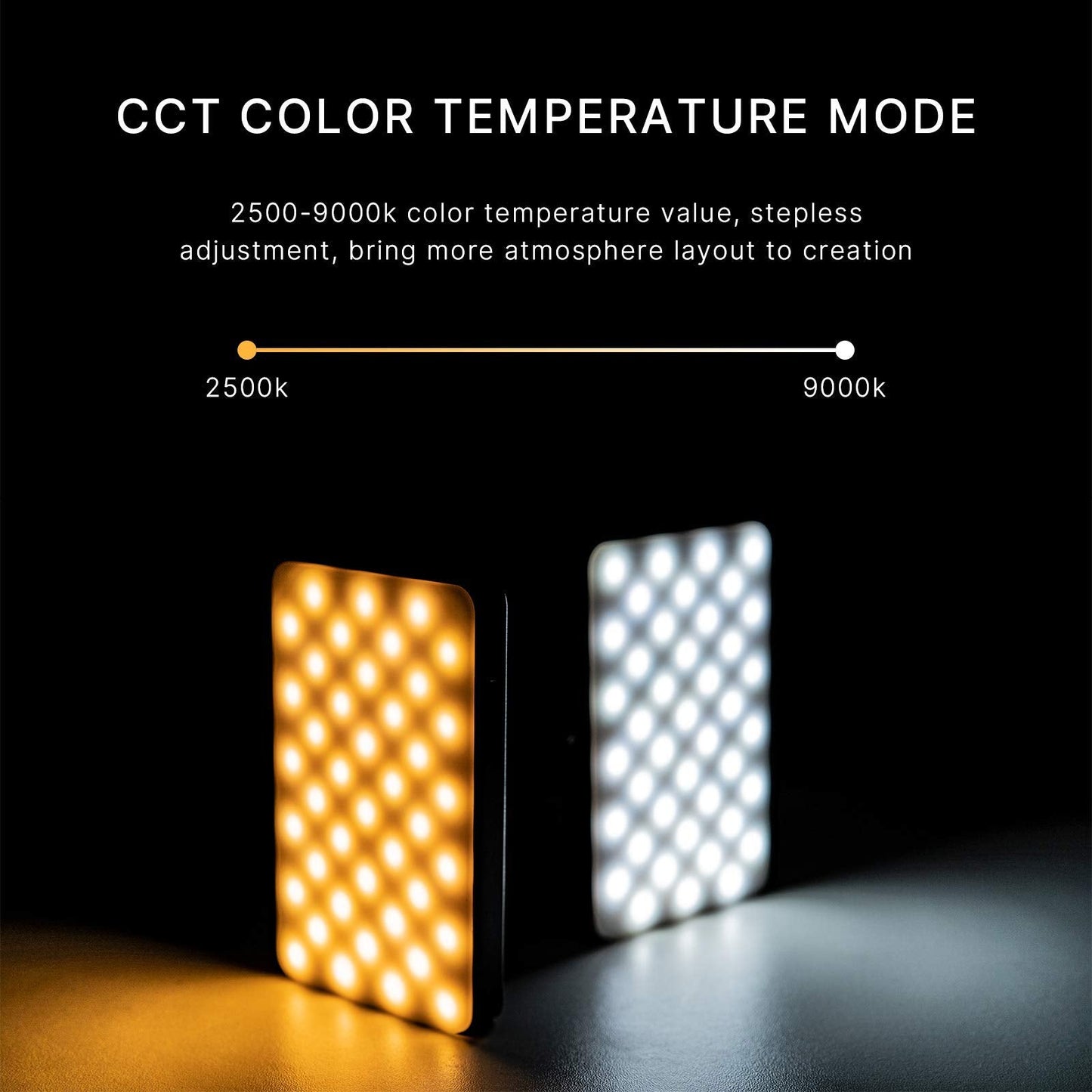 VIJIM VL120 RGB Video Light, Portable LED Camera Light Panel 0-360 Full Color, CRI 95+ 2500-9000K LED 3100mAh Rechargeable DSLR Lighting for Vlogging, Photography, Video Conference