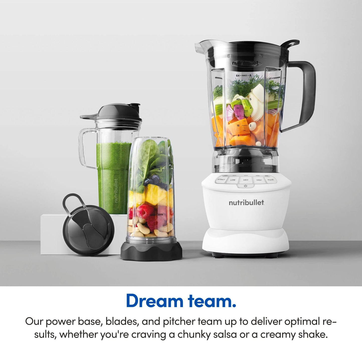 nutribullet Full-Size Blender Combo 1200W – NBF50500 - Dark Gray