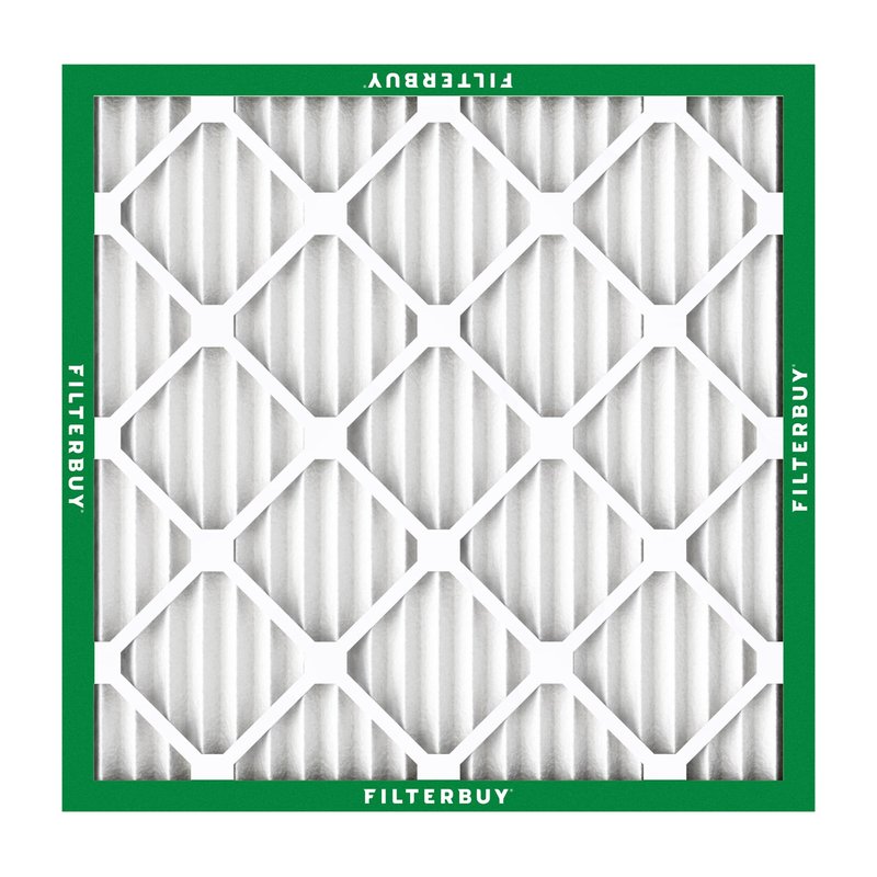 Filterbuy 10x10x1 Air Filter MERV 8 Essential Dust & Allergy Defense (6-Pack), Electrostatic Pleated HVAC AC Furnace Filters Replacement, Made in USA (Actual Size: 9.50 x 9.50 x 0.75)