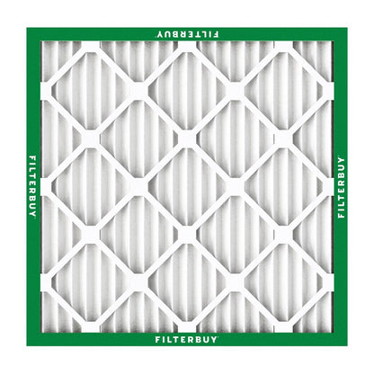 Filterbuy 10x10x1 Air Filter MERV 8 Essential Dust & Allergy Defense (6-Pack), Electrostatic Pleated HVAC AC Furnace Filters Replacement, Made in USA (Actual Size: 9.50 x 9.50 x 0.75)