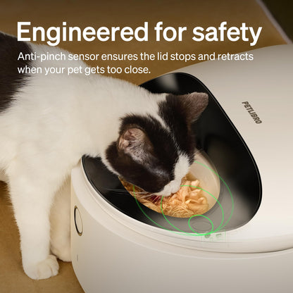 PETLIBRO Automatic Cat Feeder Wet Food Refrigerated New Upgraded APP Control,3 Days Freshness 3 Meals,Semiconductor Cooling&Quick Chills Wet Food Dispenser,Polar WiFi Timed Auto Pet Feeder for Cat Dog