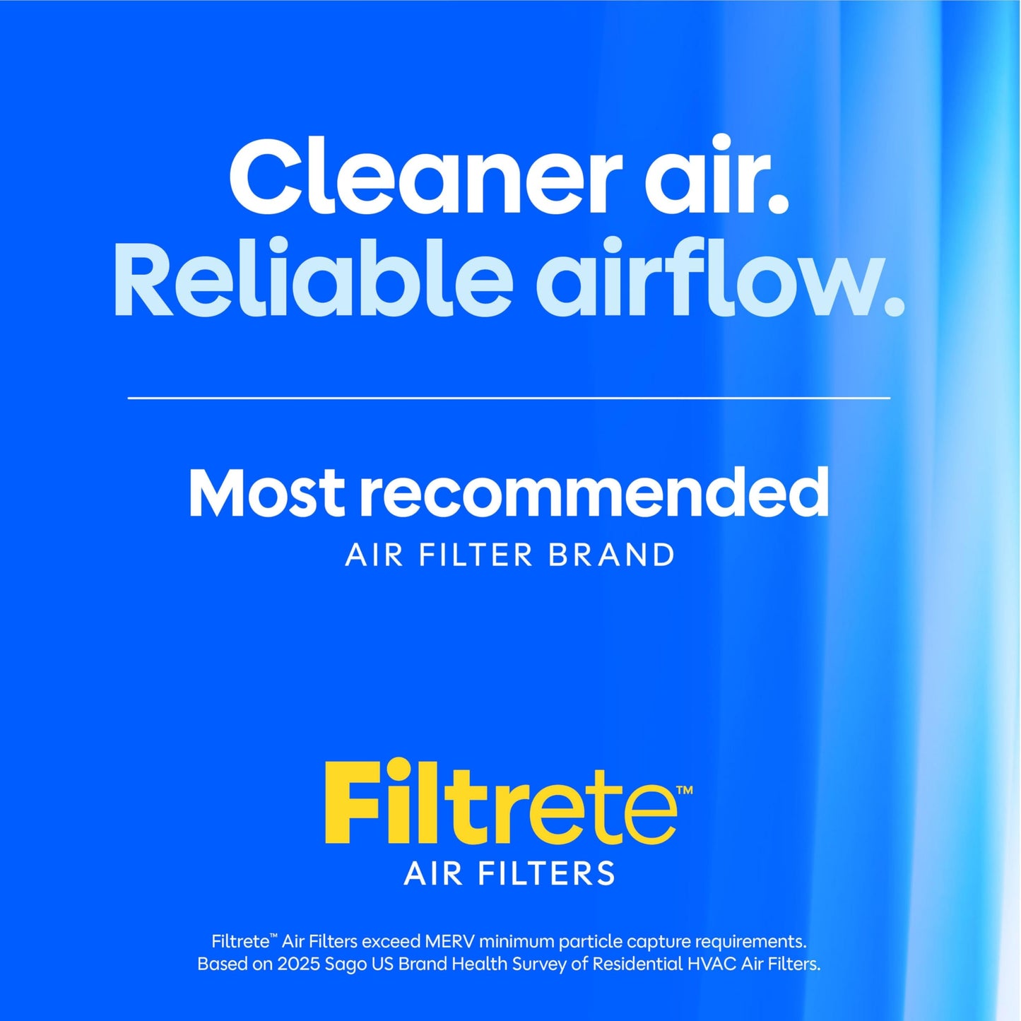 Filtrete 12x12x1 Air Filter, MERV 11, MPR 1000, Allergens & Pet Dander, 3-Month AC and Furnace Filters, Cleaner Air, Reliable Airflow, 4 HVAC Filters (Actual Size 11.68 x 11.68 x 0.81 in)