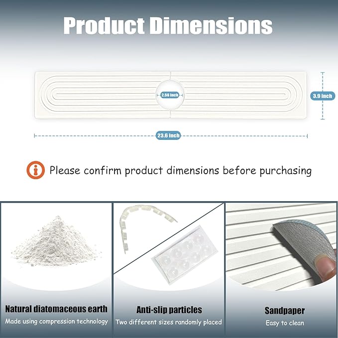 Stargaz Faucet Mat For Kitchen Sink，Sink stone quick dry around faucet
