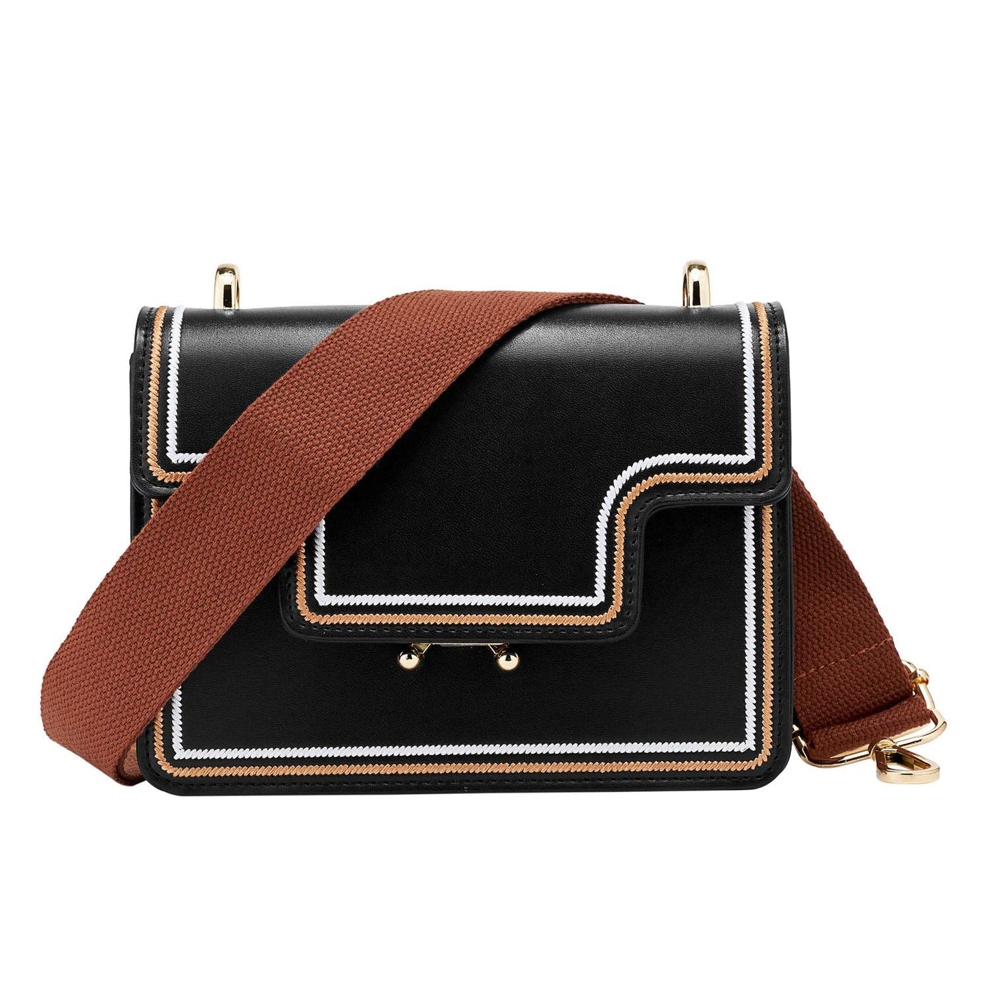 DEVPSISRWide Shoulder Strap Replacement Adjustable Belt Canvas Bag Crossbody Handbag (Coffee)