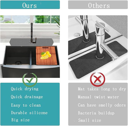 Large Size Kitchen Sink Splash Guard
