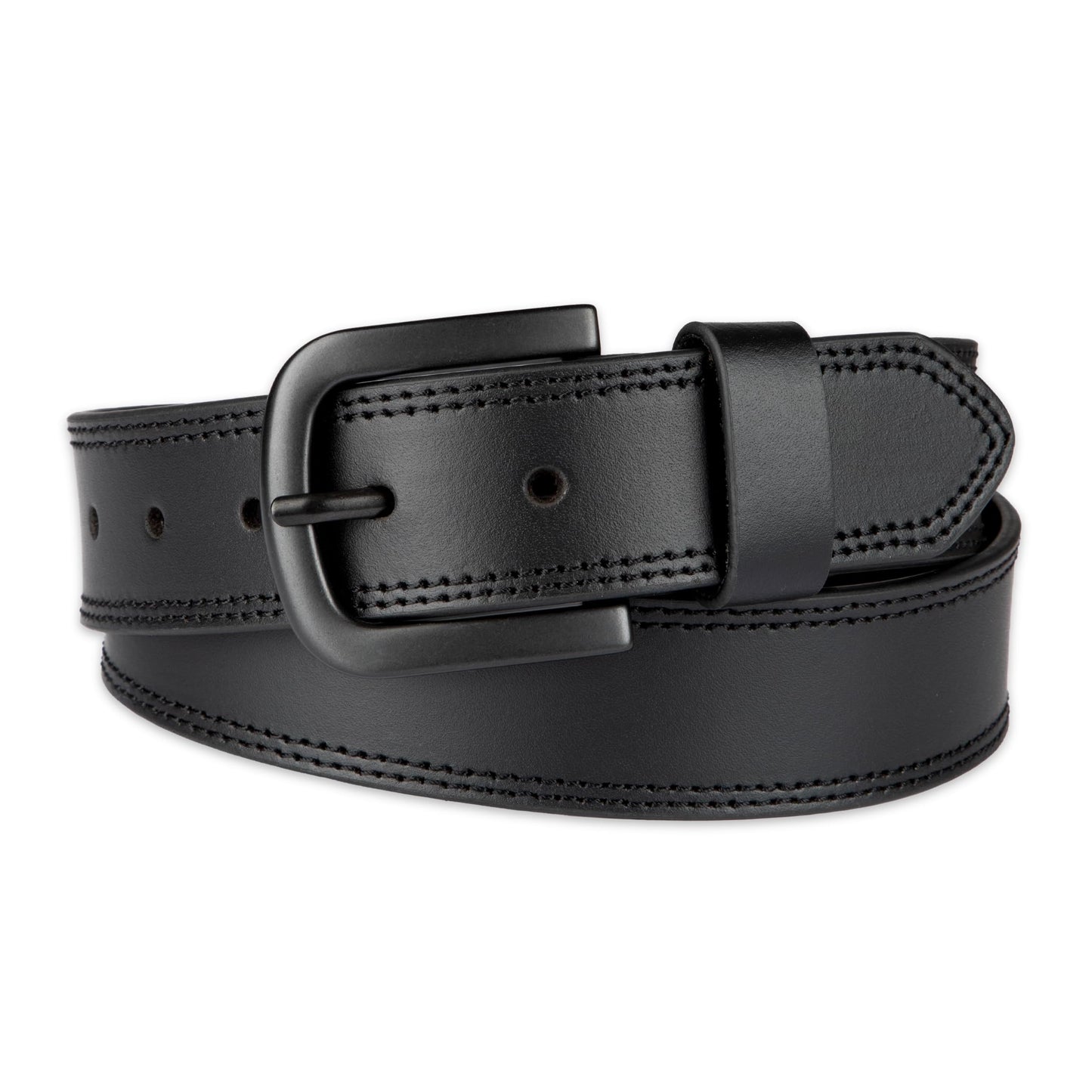 Dickies Men's Big-Tall Two Row Stitch Belt , -black, 54