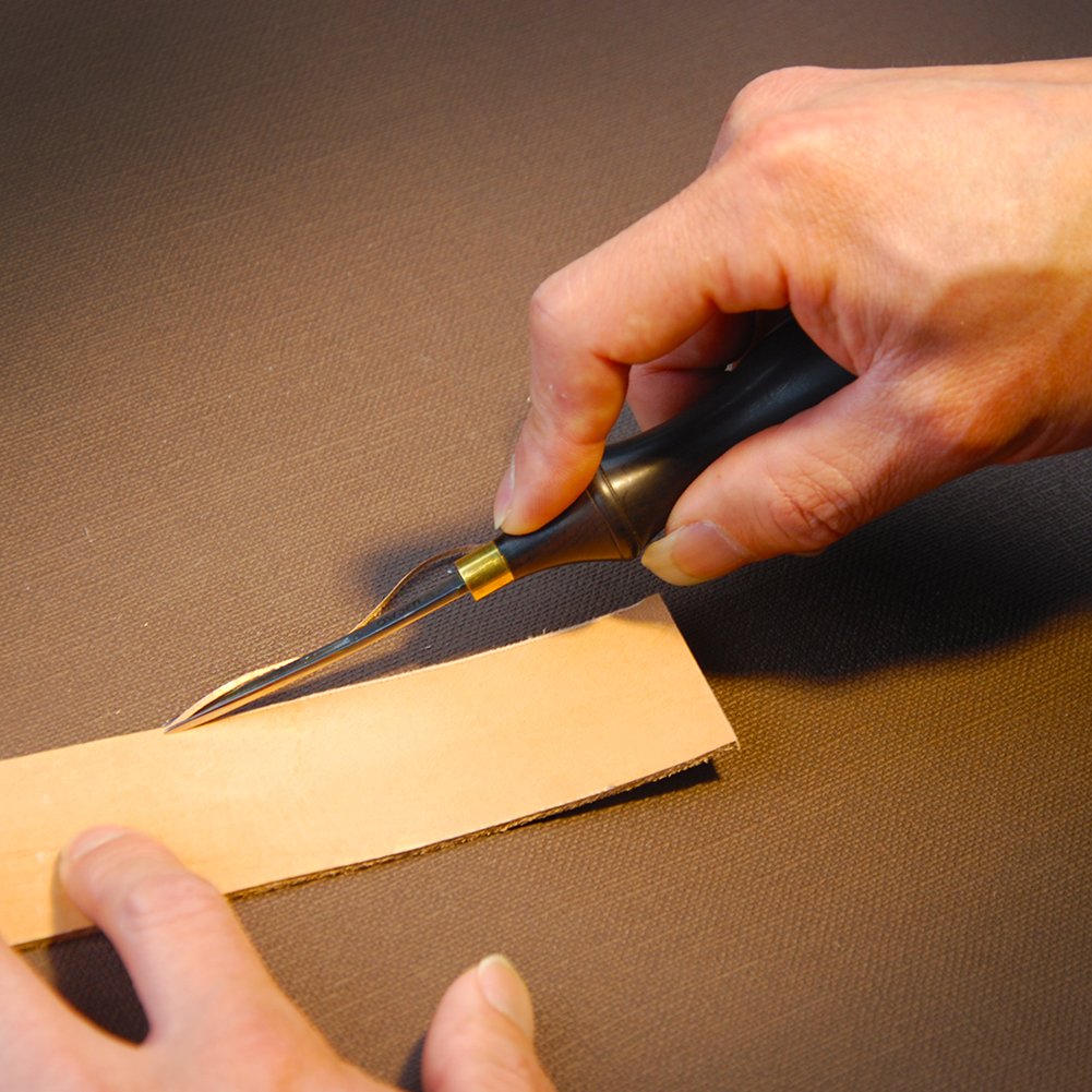 OWDEN Professional Leather Edge bevelers for Leather Craft (5#),Leather Tool.