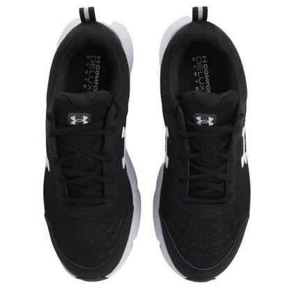 Under Armour Men's Charged Assert 10, (001) Black/Black/White, 3, US