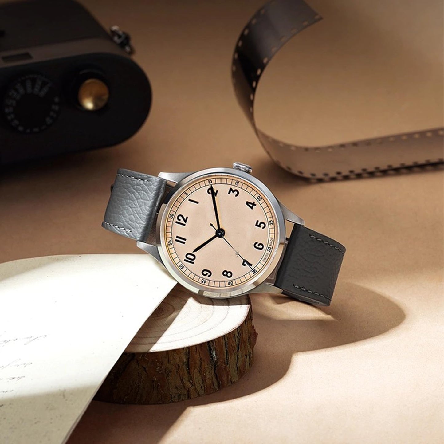 Niziruoup Leather Watch Band Quick Release Handmade Elegant Epsom Full Grain Leather Calfskin Bracelet 12mm 14mm 16mm 18mm 20mm 22mm Replacement Band Strap for Women Men