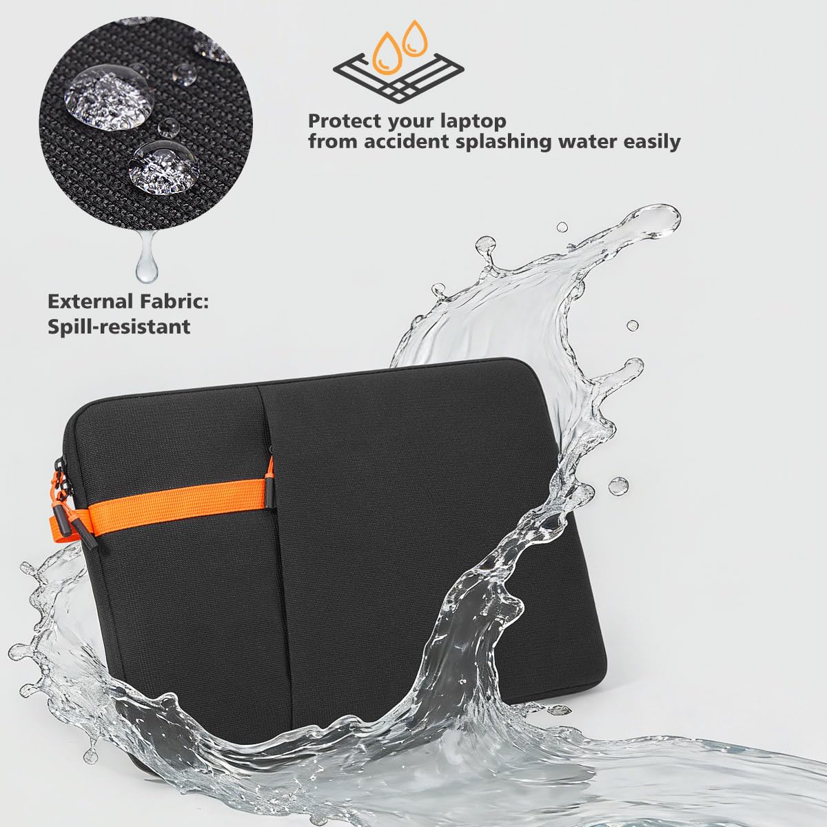 NIDOO 16 inch Laptop Sleeve Computer Carrying Case Cover for 16" Lenovo Legion 5i 7i 9i / Legion Pro 5i / 16" ThinkPad E16 Gen 3/ L16/ T16 Gen 3/ Dell Pro 16 Plus /16" MacBook Pro M4/ HP ASUS Samsung