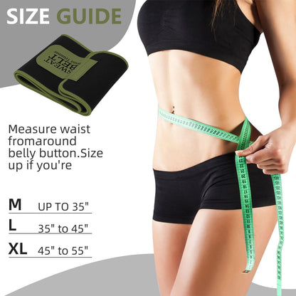 ZPP Waist Trainer for Women and Men, Neoprene Sweat Band Waist Trimmer Belt Slimming Stomach Wrap for Workout