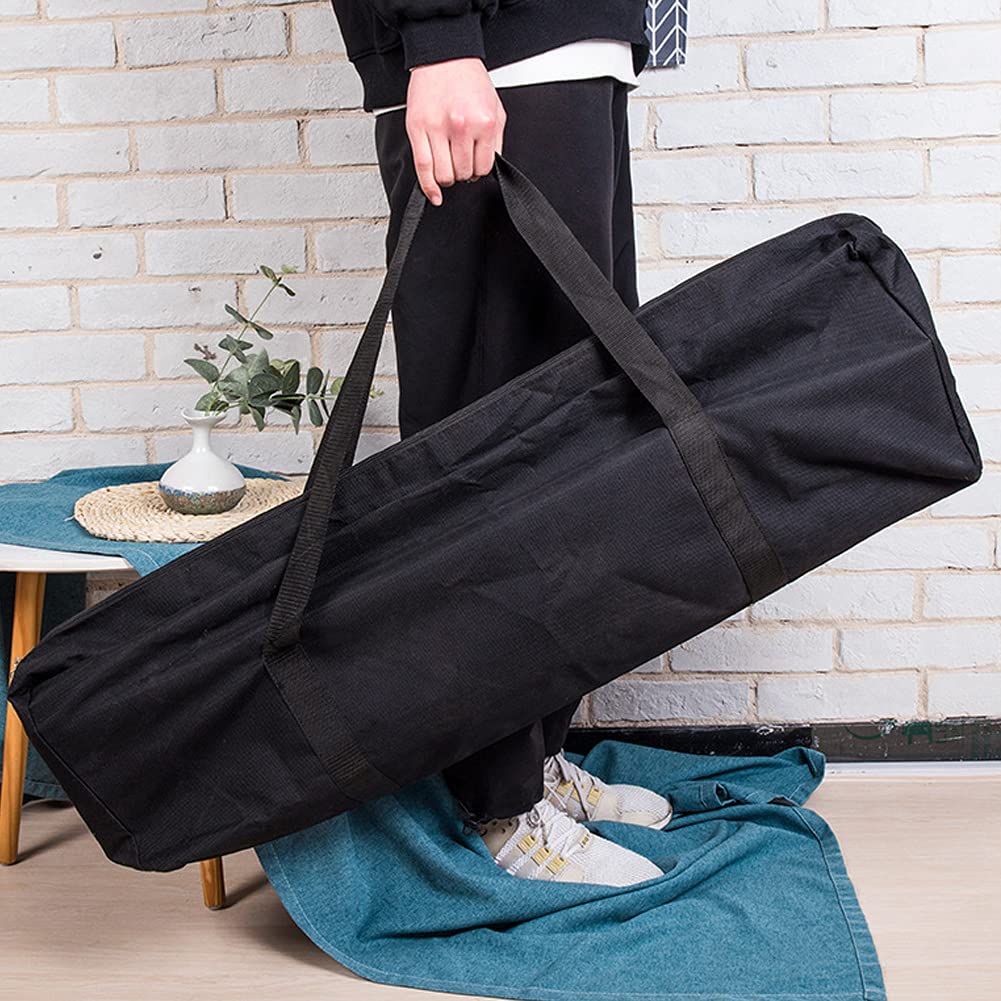 LVOERTUIG BBQ Tool Storage Bag,Oxford Grill Tool Carry Bag, Waterproof Outdoor Picnic Cooking Tools Bag Carry Bag for Camping Car Trip Outdoor Camping (Black,Size:24.41x 5.12 x 9.45inch)