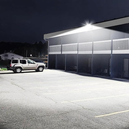 Modern Sleek Flood Lights Outdoor 120W, 14200LM 5000K Waterproof LED Security Lighting, 360° Rotatable Commercial Wall Pack for Yard, Car Lot, Building