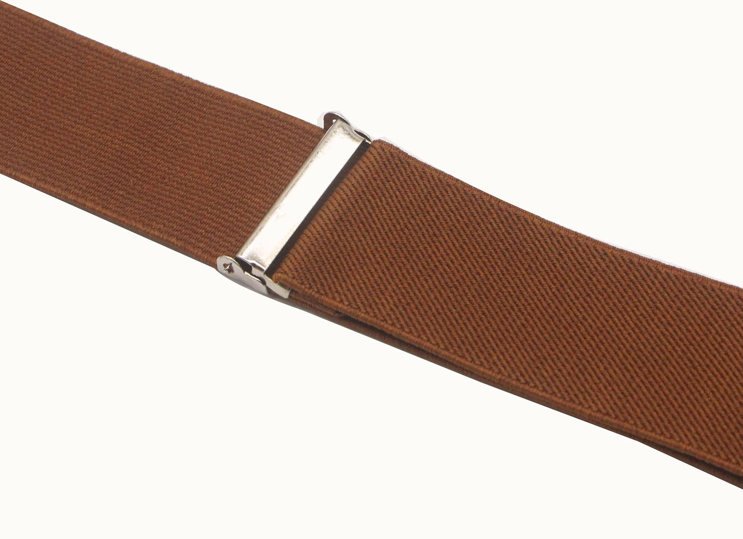 Cedrainy Adjustable Elastic Suspenders for Men's and Women's with X Back Suspenders for Casual & Formal (Camel)