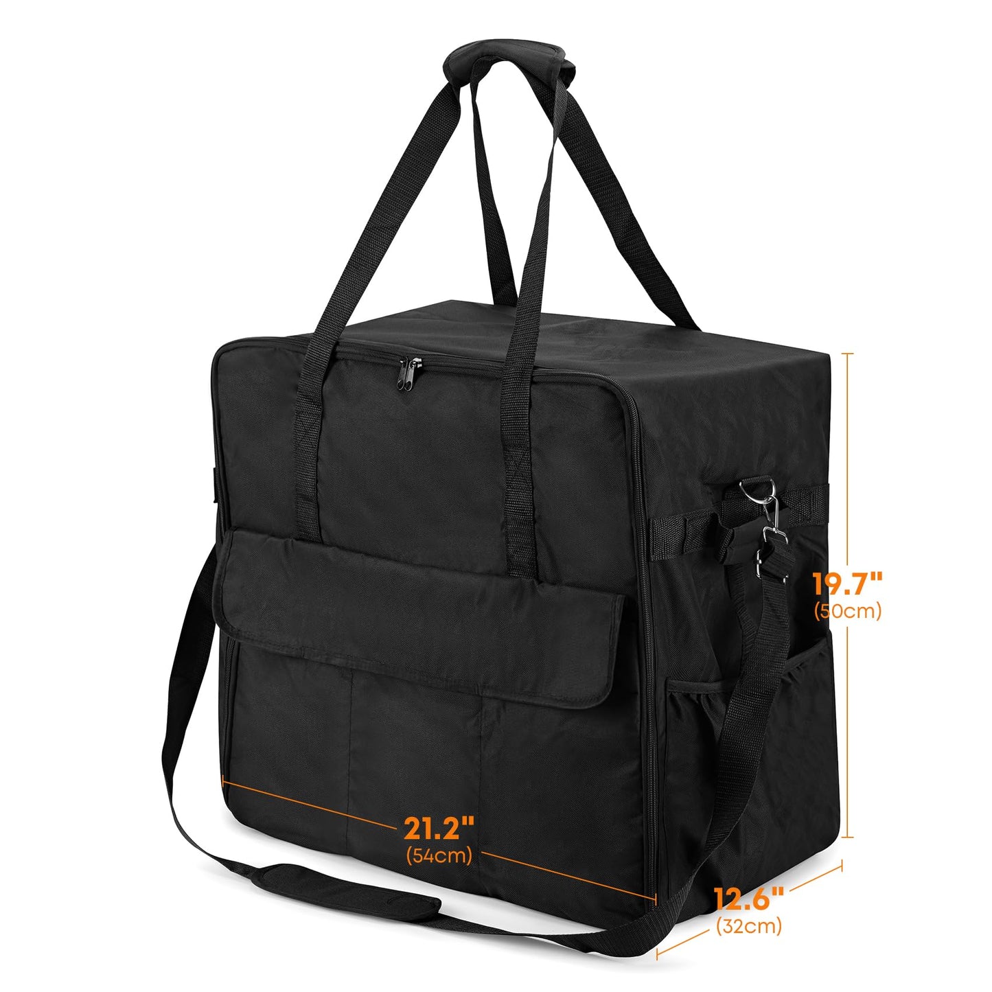 Stanbroil 17" Griddle Carry Bag for Blackstone 1817 Tabletop Griddle with Hood, 600D Polyester Water Resistant Outdoor Portable BBQ Grill Griddle Carry Bag
