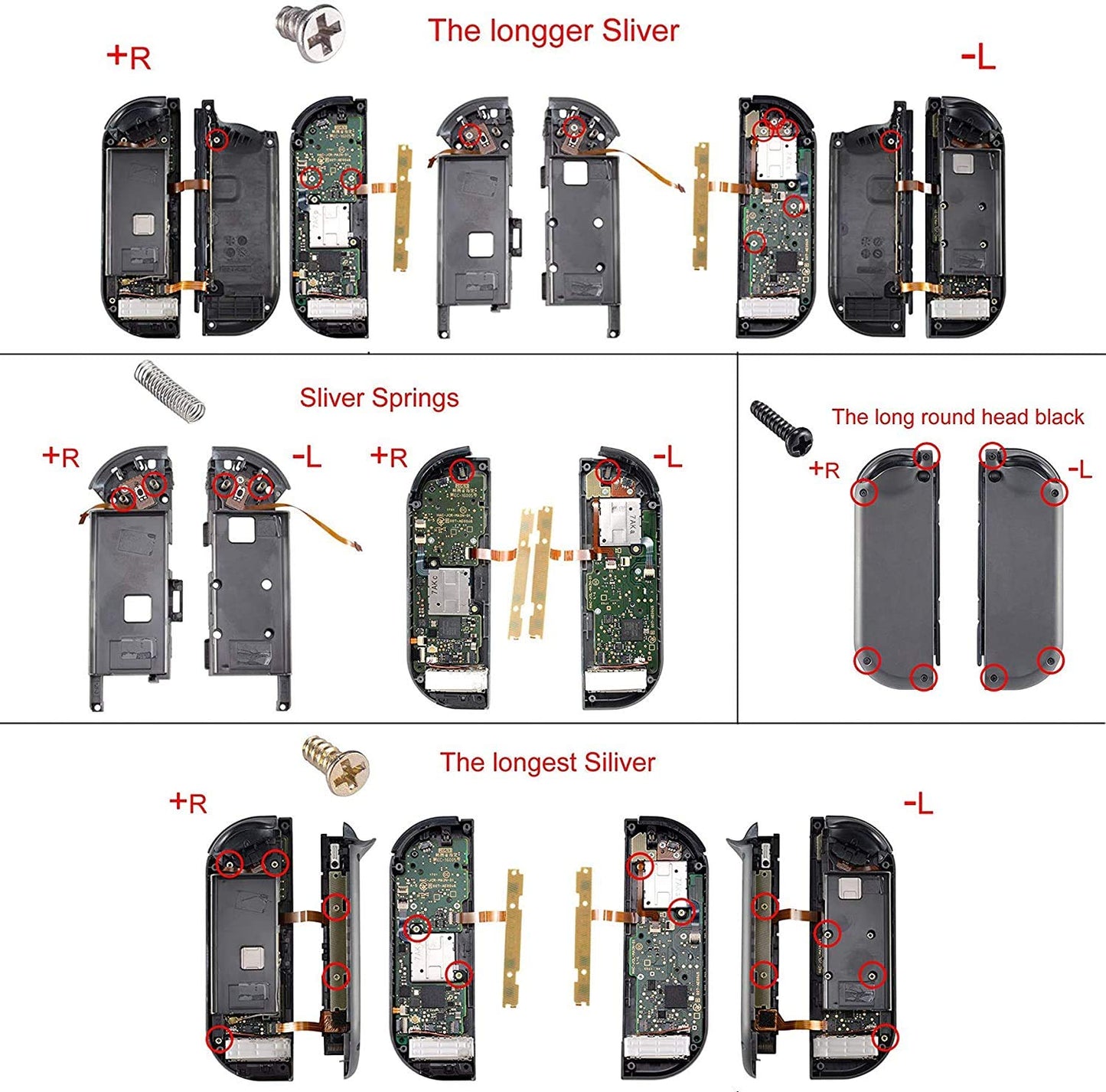 eXtremeRate DIY Replacement Shell Buttons for Nintendo Switch, Back Plate for Switch Console, Housing with Colorful Buttons for Joycon Handheld Controller - Clear Atomic Purple [No Electronics Parts]