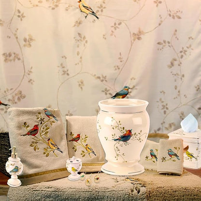 Avanti Linens - Shower Curtain Hooks, Nature Inspired Bathroom Decor