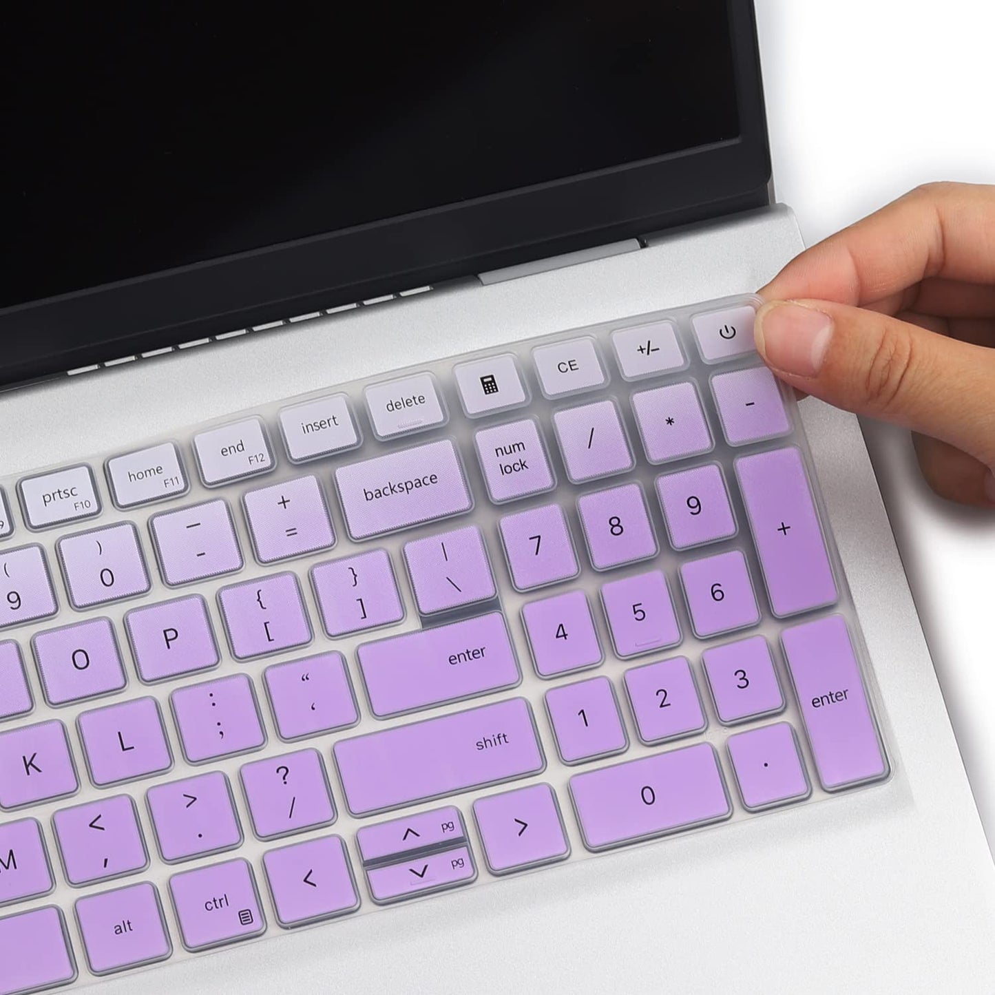Keyboard Cover for 2025 Dell 15 Laptop DC15250 DC15255 15.6, Dell Inspiron 15 3510 3511 3515 3525 3530 3535 5510 5515 5518 7510 15.6, Vostro 3510 3520 3530 5510 5515 15.6, Latitude 3520/Inspiron 7610