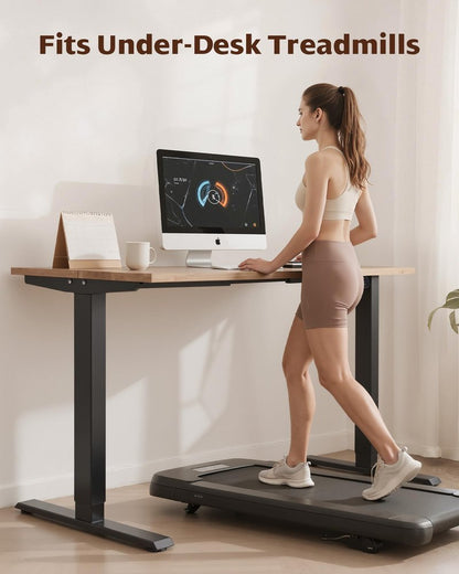 TOPSKY Dual Motor Electric Standing Desk Frame, Height Adjustable Sit Stand Base for Home Office, Fits Table Tops up to 70.8 x 31.5 Inch, 225 lb Capacity (Black, Without Stand)