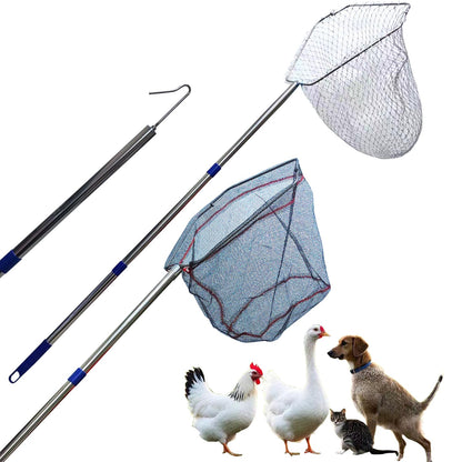BRZFWLMYDF Chicken Net Catcher Stainless Steel Poultry Catching Nets