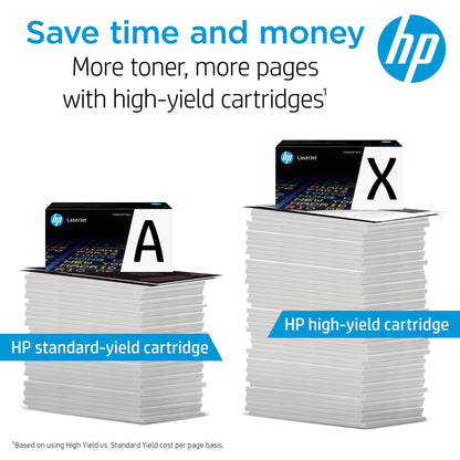 HP 206X Black High-yield Toner Cartridge | Works with HP Color LaserJet Pro M255, HP Color LaserJet Pro MFP M282, M283 Series | W2110X, Pack of 1, Black