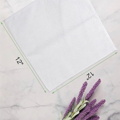 100% Cotton Washcloth Set – Soft, Absorbent Face Towels