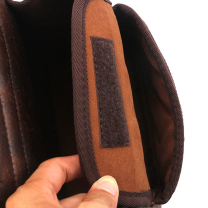 Tourbon Vintage Leather Trap Shooting Bag Ammo Storage Shell Pouch 50+