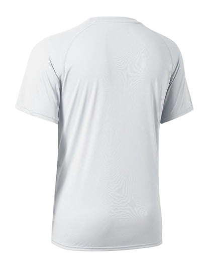 Willit Men's Rashguard Swim Shirt Short Sleeve UPF 50+ Sun Protection SPF Quick Dry Water Shirt White L