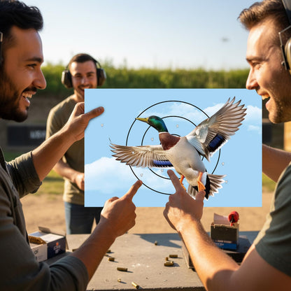 Chivertion 50 Sheets Turkey Duck Paper Targets for Shooting 12 x 18 Inch Photo Realistic Game Animal Targets to Pattern Fun Hunting Accessory for Practice(Turkey)