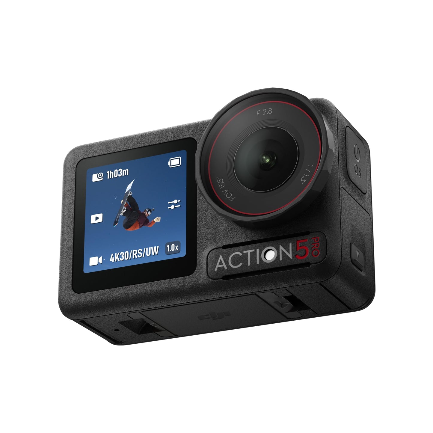DJI Osmo Action 5 Pro Essential Combo - Action Camera Waterproof with 4K UHD Video, 1/1.3" Sensor, Dual Screens, Stabilization, for Vlogging, Sports & Travel + 32GB Card & 50 Piece Accessory Kit