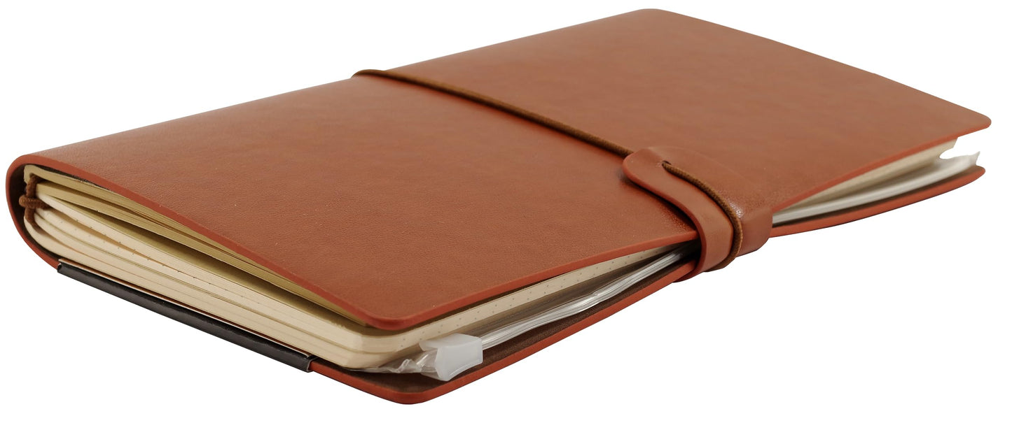 Voyager Refillable Journal - Nutmeg (Traveler's Journal, Planner, Notebook)