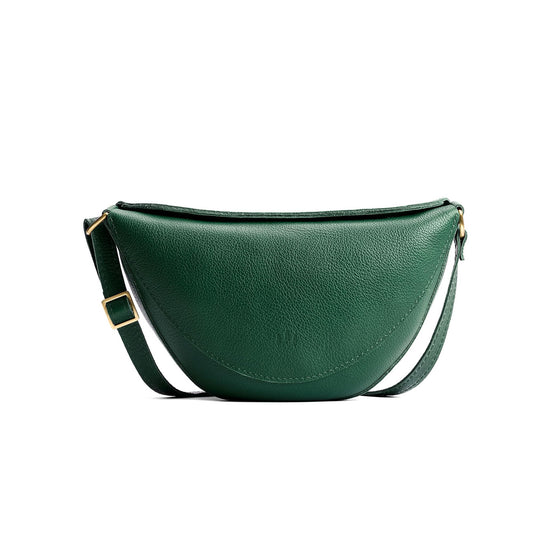 Portland Leather Goods Koala Sling Bag – Leather Sling with Top Magnetic Closure, Interior Pocket & Adjustable Strap – Handmade from the Finest Full-Grain Hides – Large, Bacalar