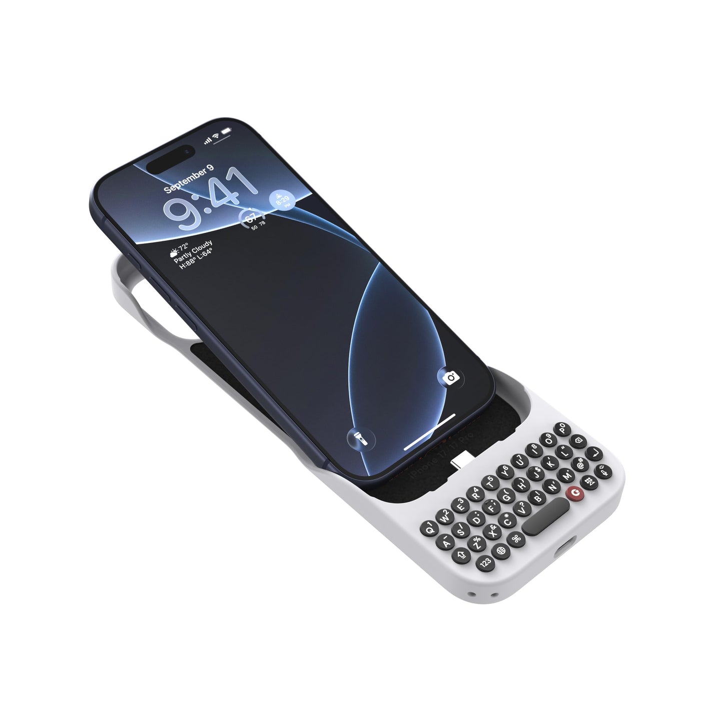 Clicks Keyboard Case for iPhone 17 Pro Max - Smoke