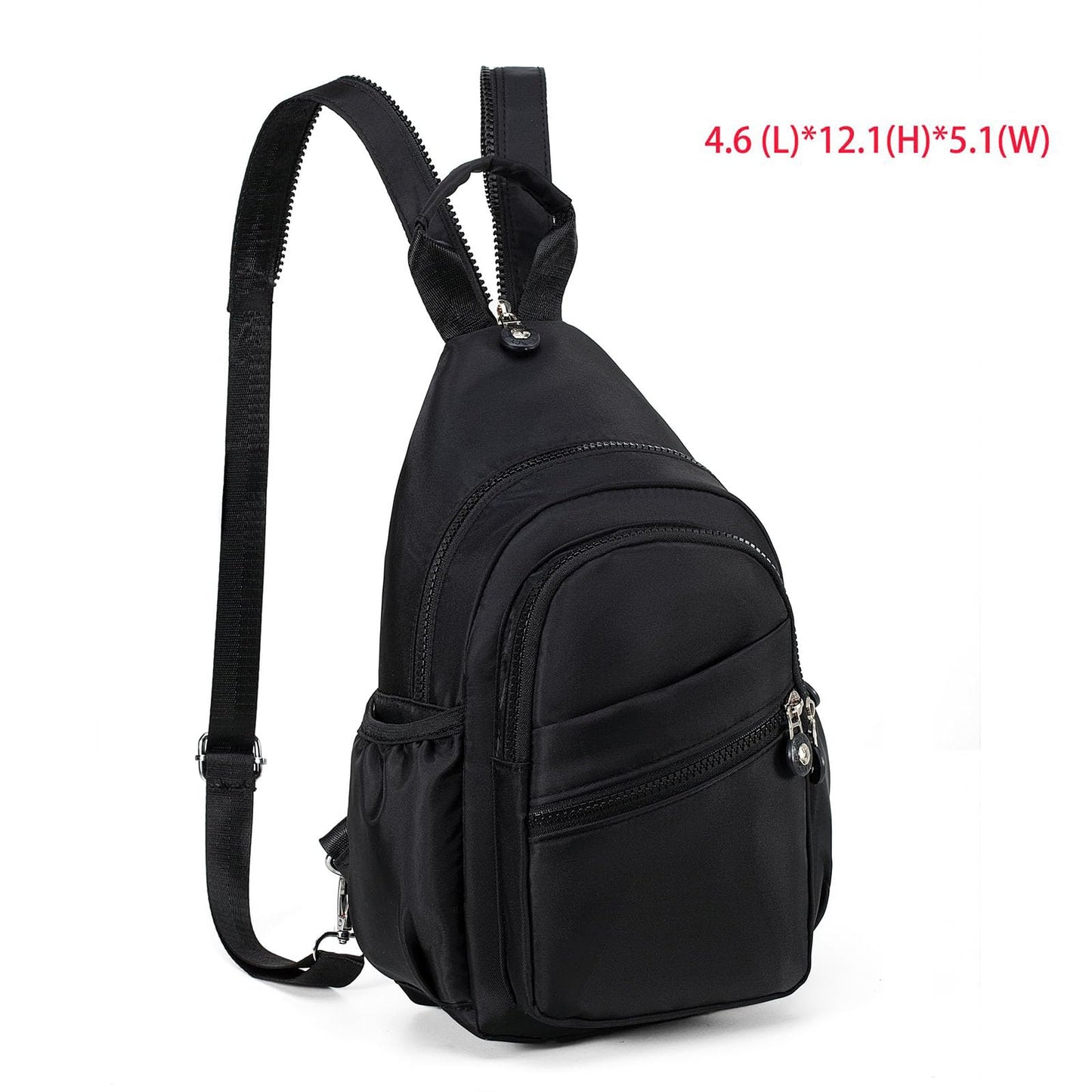 Xsecnua Small Crossbody Sling Bag for Women, Mini Backpack Crossbody Bag Convertible, Chest Bags for Hiking Daypack