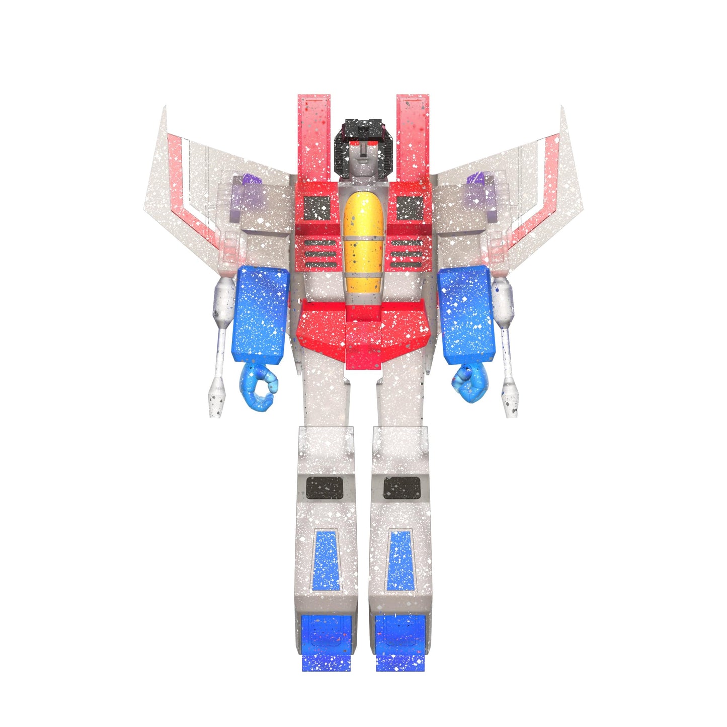 Super7 Transformers Ghost of Starscream (Translucent Glitter) - 3.75" Transformers Action Figure Classic Cartoon Collectibles and Retro Toys