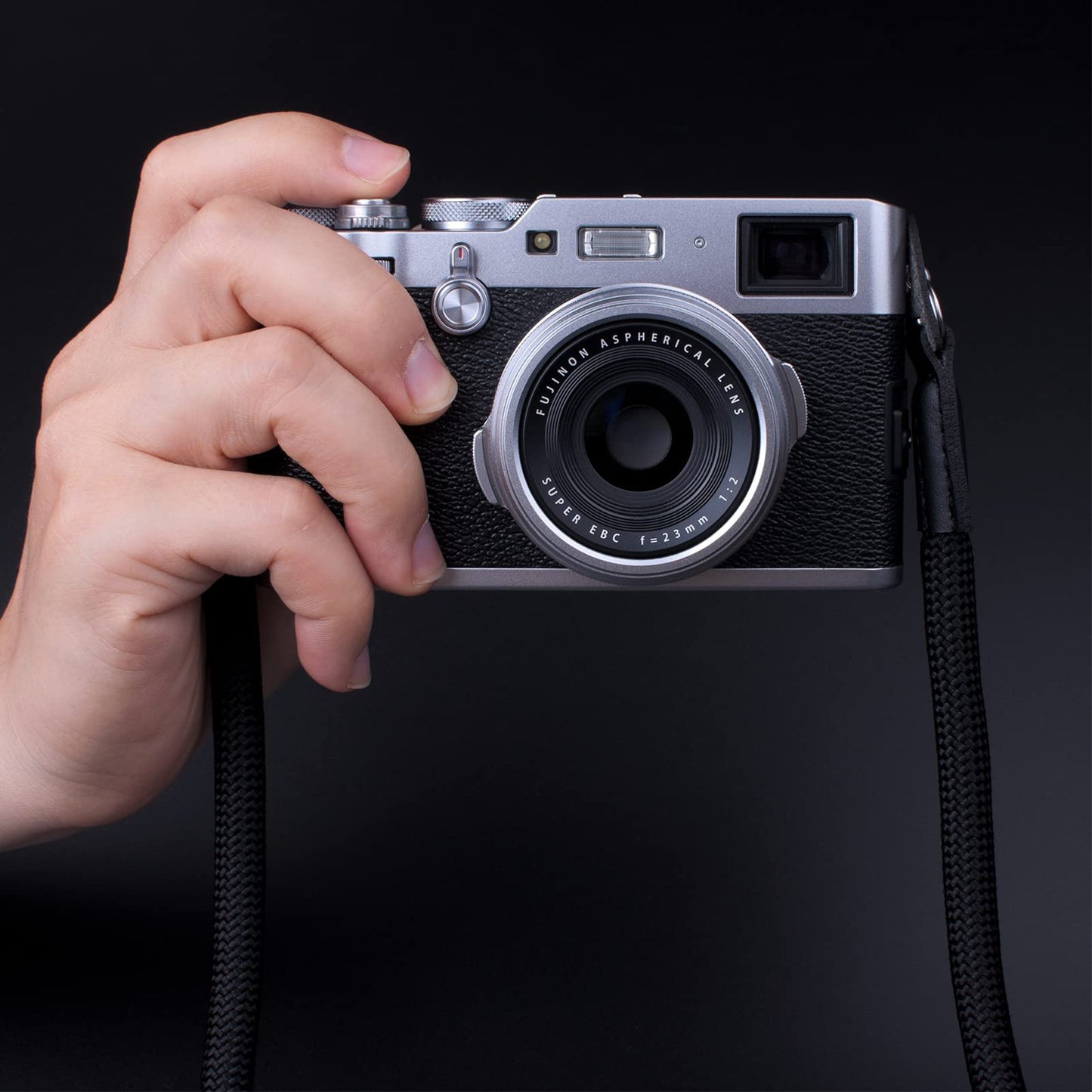 VKO Vintage Camera Neck Strap,Nylon Rope Camera Shoulder Straps for Photographers Film DSLR Black