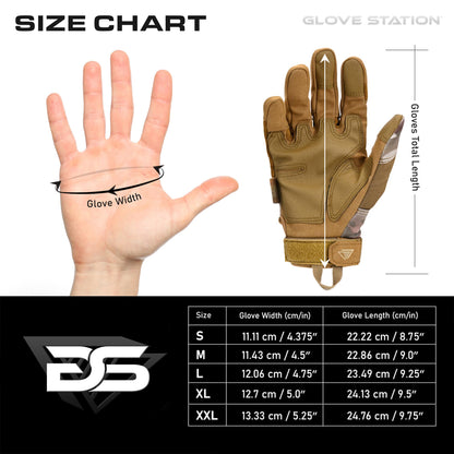 Glove Station Hard Knuckle Utility Gloves, Touchscreen, TACHK258, XL