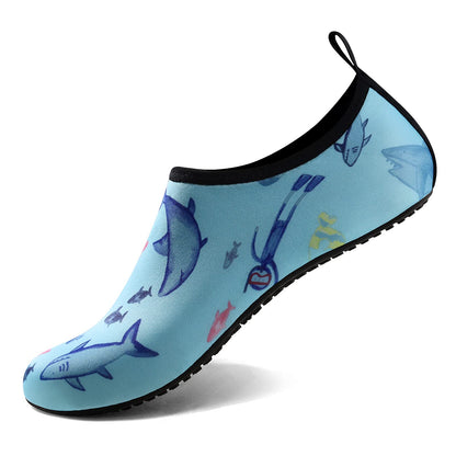 Water Shoes for Women Men Quick-Dry Aqua Socks Swim Beach Barefoot Yoga Exercise Wear Sport Accessories Pool Camping Must Haves Adult Youth Size 5-6Women/4-5Men