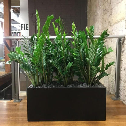 Steel Planter Box 32"x16"x16", Square Metal Planter Box Indoor&Outdoor, Steel Planter Heavy Duty for Commercial and Residential Use