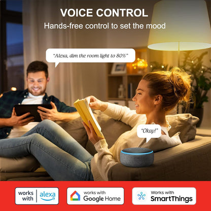 Sengled WiFi Color Changing Light Bulb, Alexa Smart Light Bulbs that Compatible with Alexa & Google Assistant, A19 RGB No Hub Required, 75 W Equivalent 800LM CRI>90, Set of 4