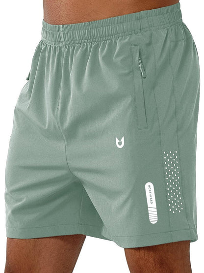 NORTHYARD Men's Athletic Running Shorts Gym Workout 7"/9"/5" Quick Dry Lightweight Sports Basketball Tennis 3 Zipper Pockets LODENFROST-5inch M