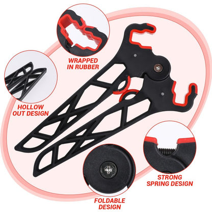 Folding Bow Stabilizer Stand with Removable Bipod for Bowhunting Accessories