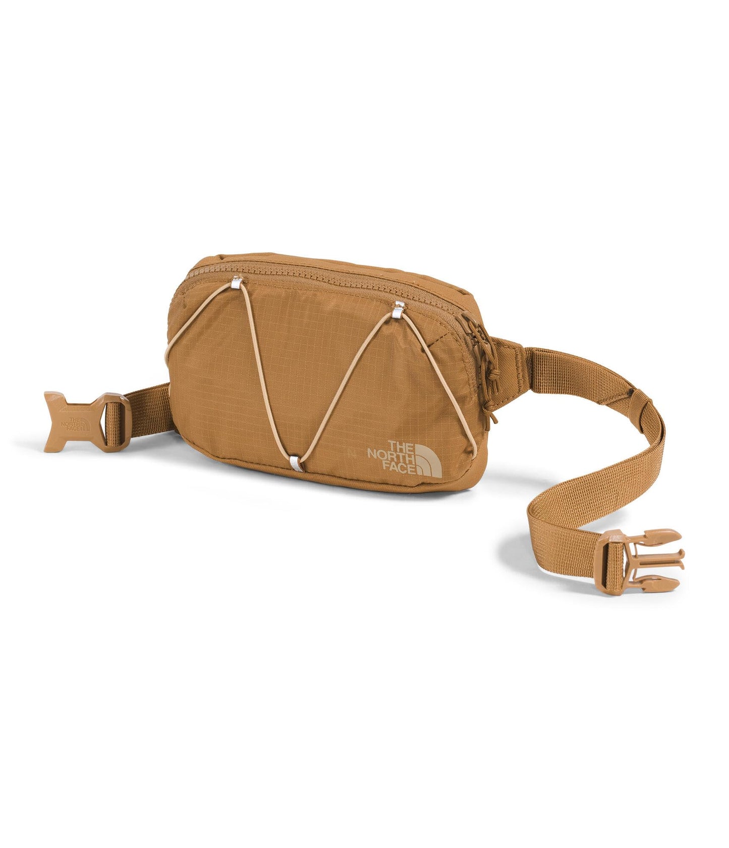 THE NORTH FACE Terra Lumbar Hiking Hip Pack - 1 Liter Storage Belt Bag, Water Repellent Finish, Adjustable Strap, Utility Brown/Khaki Stone, One Size