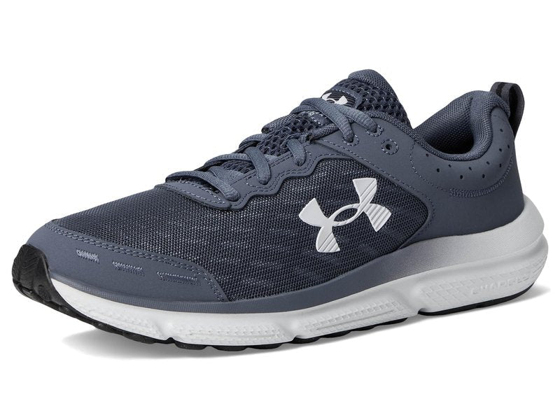 Under Armour Men's Charged Assert 10 Shoes, Downpour Gray/Downpour Gray/Halo Gray, 10