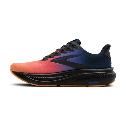 Brooks Women’s Ghost 17 Neutral Running Shoe - Night/Blue/Papaya - 7.5 Medium