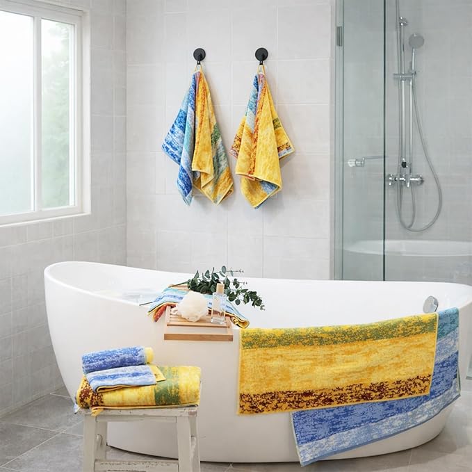 SEMAXE 12 Pack Hand Towels for Bathroom, 100% Cotton Towels