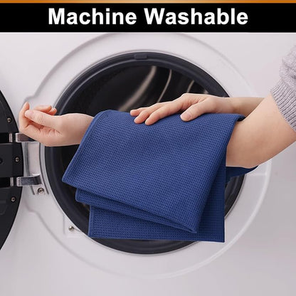 Homaxy 100% Cotton Waffle Weave Kitchen Towels
