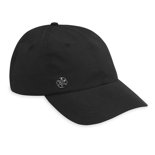 Gaiam Classic Fitness Hat, Ponytail Cap, Women (Black)